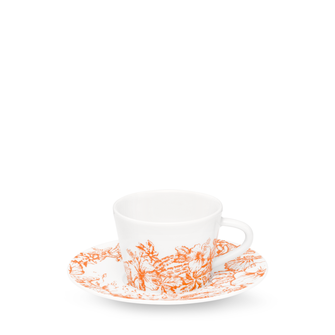 Set Of 2 Coffee Cups and Saucers LV By The Pool - Home and Art of